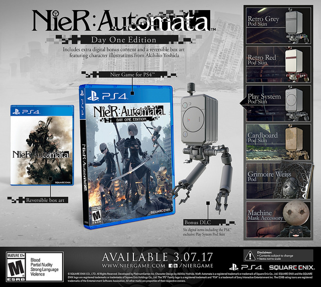 NieR: Automata recebe novo trailer e data de lançamento; detalhes 2 day-one-nier-automata
