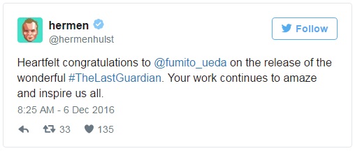 Kojima parabeniza trabalho do diretor de The Last Guardian 2 hermen-hulst-the-last-guardian