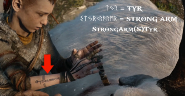 God of War: identidade do filho de Kratos ainda é mistério 1 God of War - Tatuagem 1