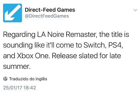 L.A. Noire - Twitter