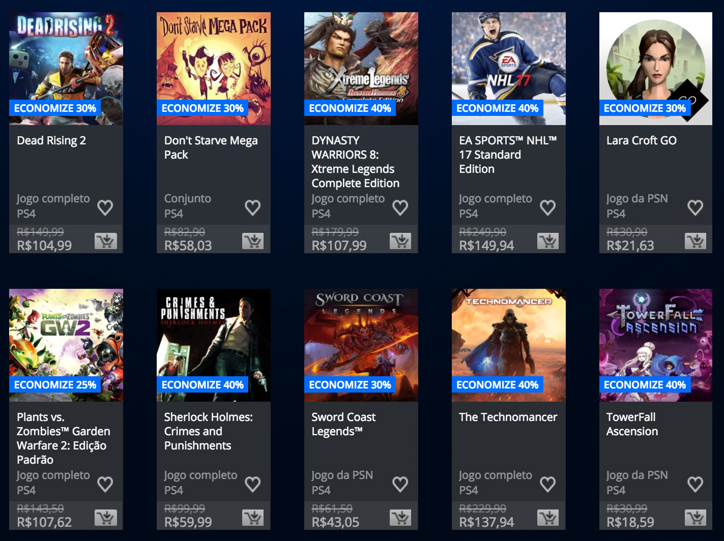 Sony anuncia "Promoção Essentials" na PSN; confira jogos e preços