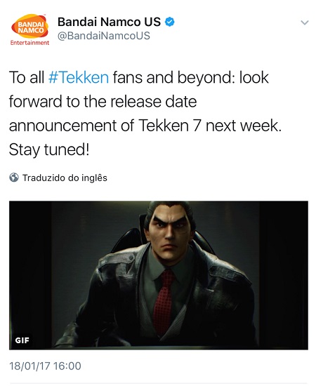 Tekken 7 - Twitter