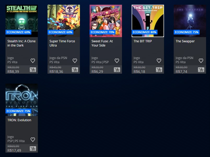 Sony anuncia Flash Sale com descontos de até 80%, confira 11 11