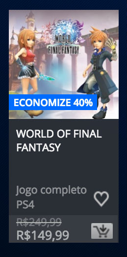 "Promoção de Final Fantasy" na PSN oferece descontos em jogos da saga 2 2