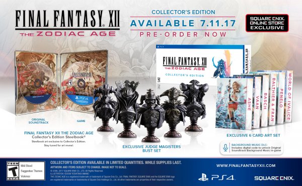 Belas! Edições especiais de Final Fantasy XII: The Zodiac Age são reveladas 1 1